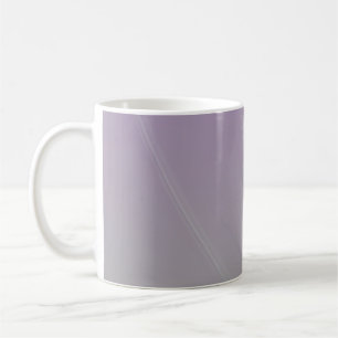 Caneca De Café Abstract Soft Lavender and Gray Gradient Backgroun