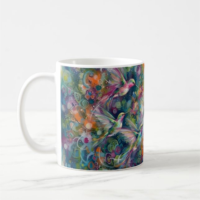Caneca De Café Abstrato (Esquerda)
