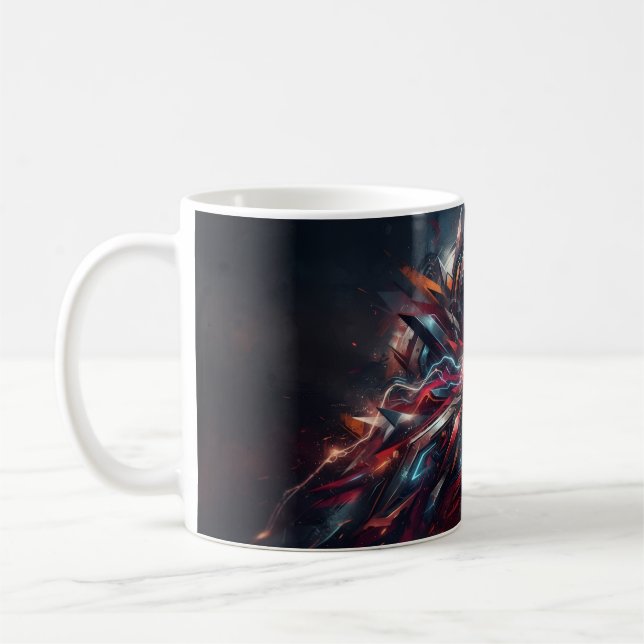 Caneca De Café Abstrato (Esquerda)