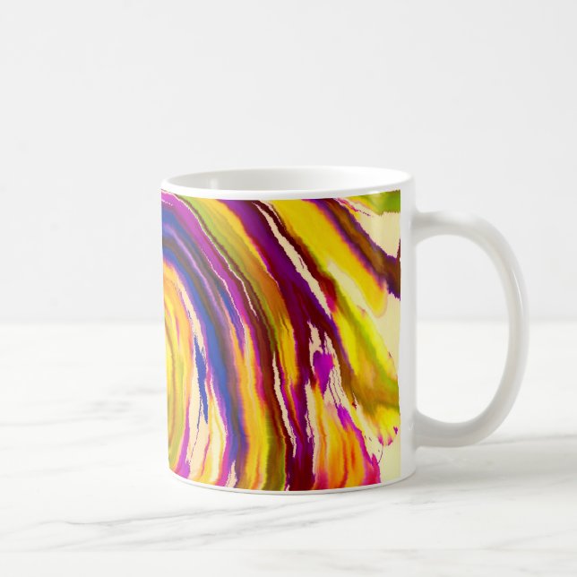 Caneca De Café Abstrato (Direita)