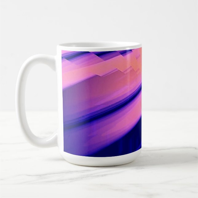 Caneca De Café Abstrato (Esquerda)
