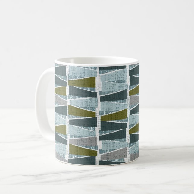 Caneca De Café Abstrato (Frente Esquerda)