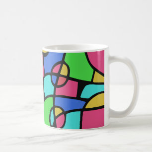 Caneca De Café Abstrato 02