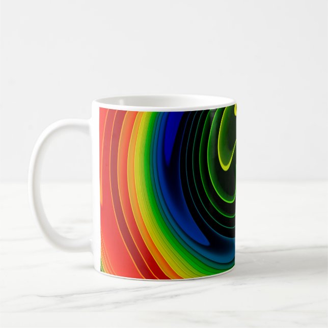 Caneca De Café Abstrato Art 111.º (Esquerda)