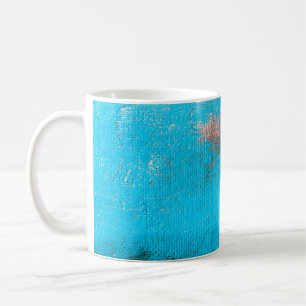 Caneca De Café Abstrato Art Background art,tinta,fino,azul,canvas