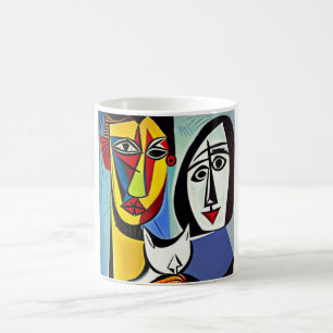 Caneca De Café Abstrato Art Coffee Mug