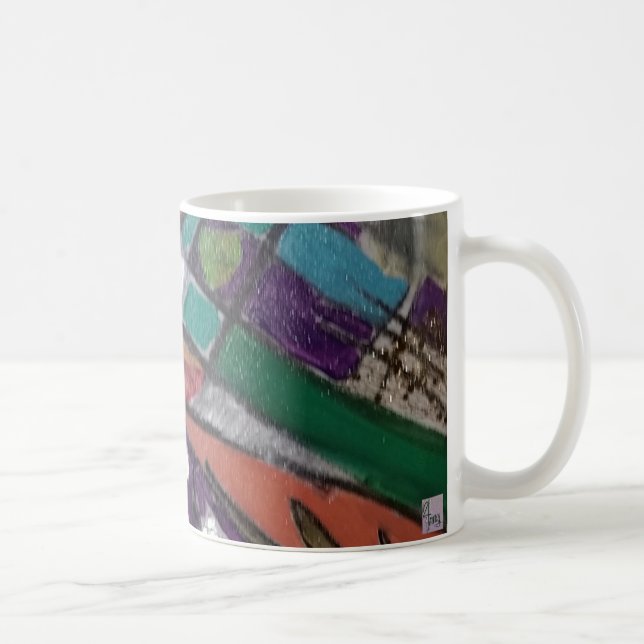 Caneca De Café Abstrato Art Mug (Direita)