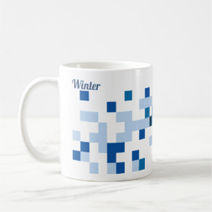 Caneca De Café Abstrato Art Mug - Inverno