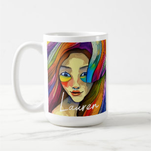 Caneca De Café Abstrato-Arte Personalizada Bonito