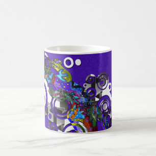 Caneca De Café Abstrato BALI Gecko