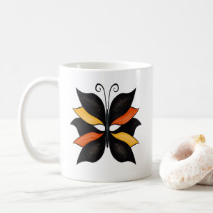 Caneca De Café Abstrato Borboleta Estranha Belo Inseto