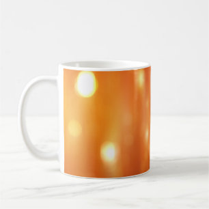 Caneca De Café abstrato brilhante fundo laranja abstrato,arte,fun