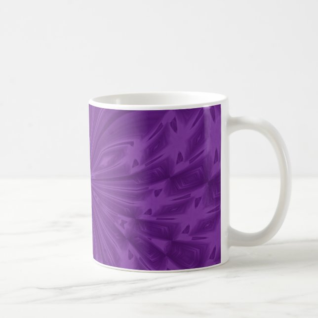 Caneca De Café Abstrato Butterfly Púrpura Coffee Mug (Direita)