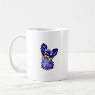 Caneca De Café Abstrato Chihuahua