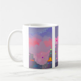 Caneca De Café Abstrato Cityscape Mug