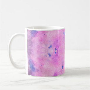 Caneca De Café Abstrato cor d'água colorida. Pintura digital