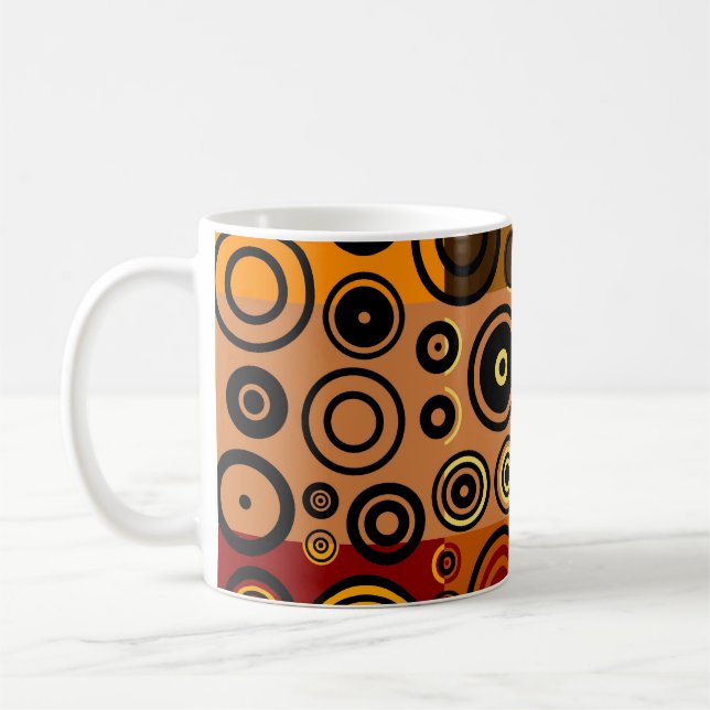 Caneca De Café Abstrato de Anos 50 (Esquerda)