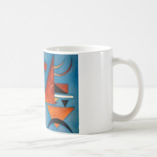 Caneca De Café Abstrato de Duro de Soft Kandinsky