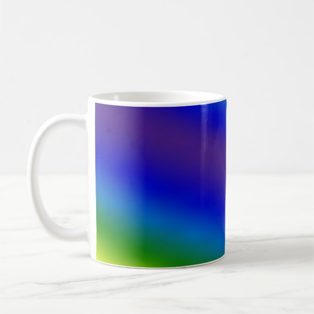 Caneca De Café Abstrato de fundo de malha de gradiente desfocado  (Esquerda)