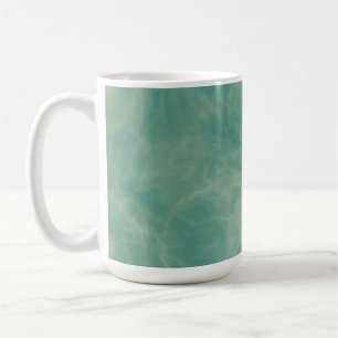 Caneca De Café abstrato de mármore verde