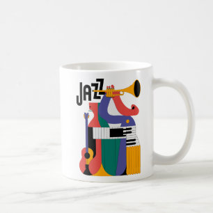Caneca De Café abstrato de música