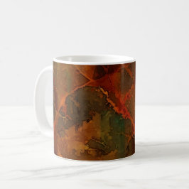 Caneca De Café Abstrato de outono Profundo