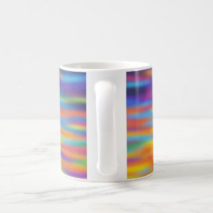 Caneca De Café Abstrato Desert Sunset Sky Trabalho de arte