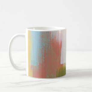 Caneca De Café Abstrato design de cor. Artística versátil. Bru