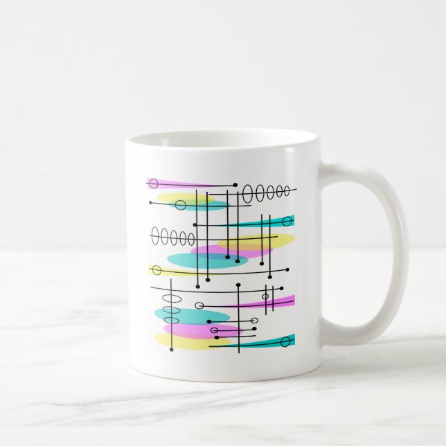 Caneca De Café Abstrato e Design (Direita)