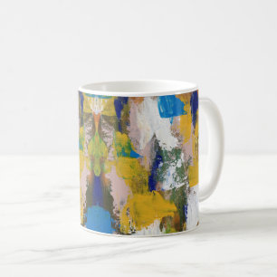 Caneca De Café Abstrato Expressão n.o 11 por Michael Moffa