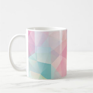 Caneca De Café abstrato fundo constituído por trianglesbackgro