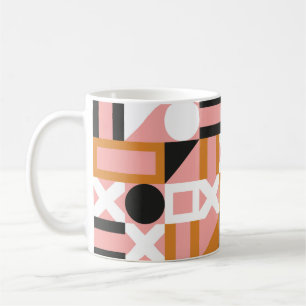 Caneca De Café Abstrato geométrico forma o padrão sem soldadura