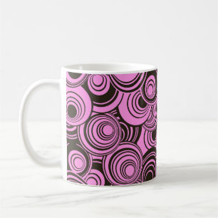 Caneca De Café abstrato geométrico sem costura, com ênfase