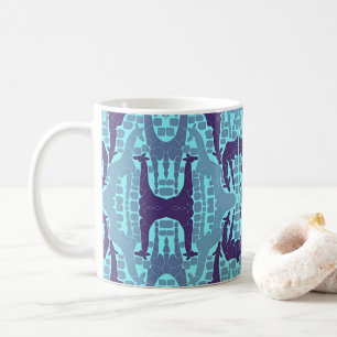 Caneca De Café Abstrato Girafa Pattern