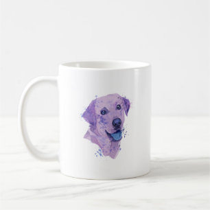 Caneca De Café Abstrato Labrador Art