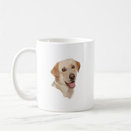 Caneca De Café Abstrato Labrador Art