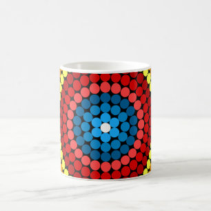 Caneca De Café Abstrato Mandala Art Design- 65904