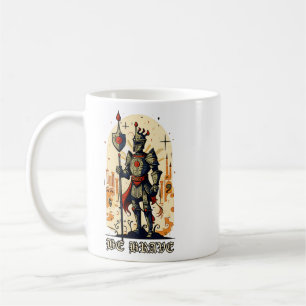 Caneca De Café Abstrato Medieval Knight Embravura