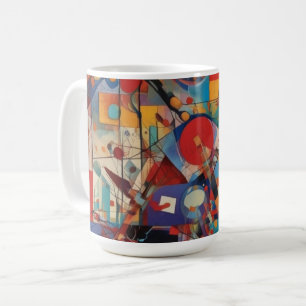 Caneca De Café Abstrato moderno