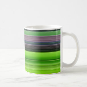 Caneca De Café Abstrato nº 1: Limão e cinza