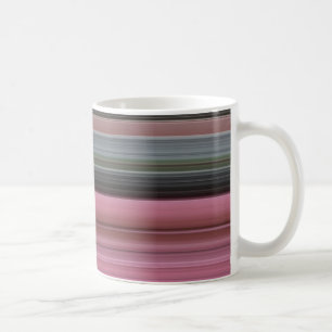 Caneca De Café Abstrato nº 1: Rosa e cinzas