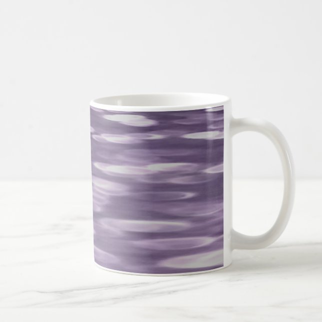 Caneca De Café Abstrato nº 1: Shimmer ultra violeta (Direita)