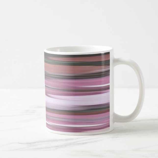 Caneca De Café Abstrato nº 2: borrão rosa (Direita)