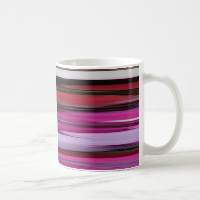 Caneca De Café Abstrato nº 2: Desfocamento vermelho (Direita)