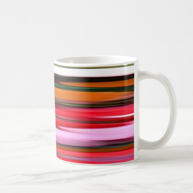 Caneca De Café Abstrato nº 2: Desfoque laranja (Direita)