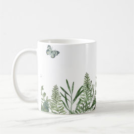 Caneca De Café 🎭 Abstrato Petais: Uma Muça de Charme Criativo