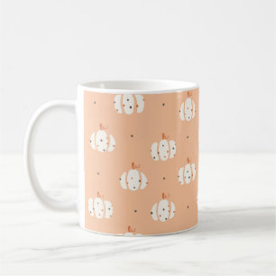 Caneca De Café Abstrato Pumpkin Patterin Coffee Mug