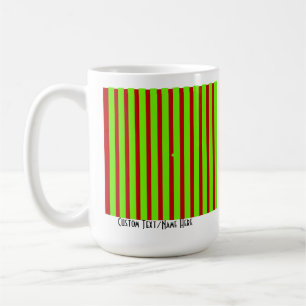 Caneca De Café Abstrato quatro faixas de Modelo de colagem de fot