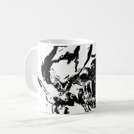 Caneca De Café Abstrato Roça Arte Incidental Mug