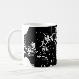 Caneca De Café Abstrato Roça Arte Incidental Mug